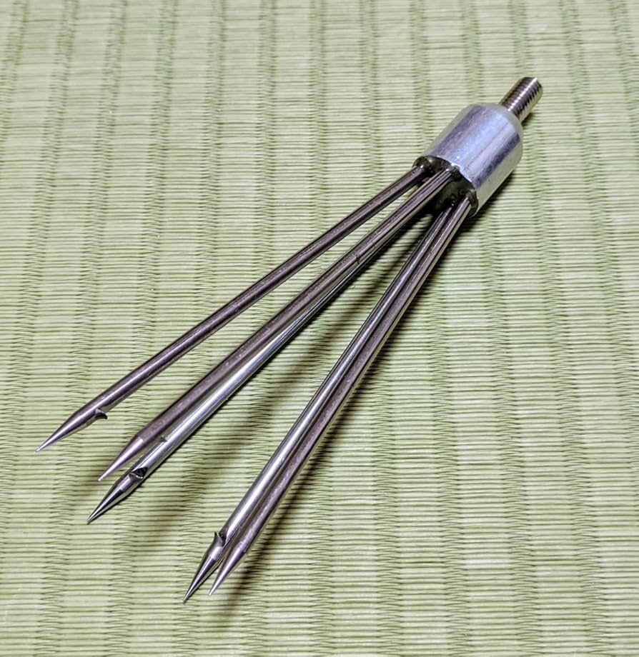 Amazon.co.jp: 銛先 パラライザー 5本足 M8オスネジ ステンレス